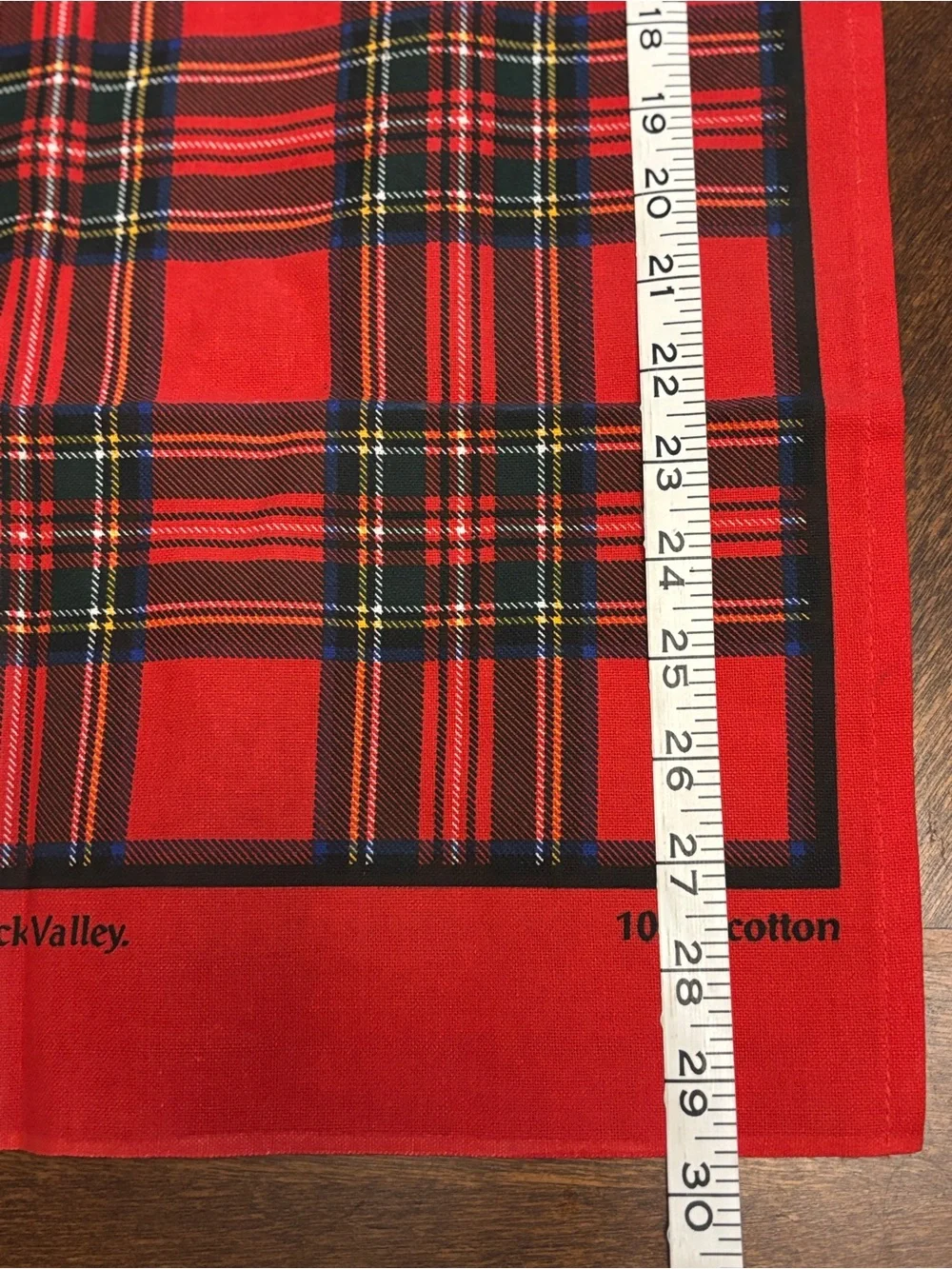 Royal Stewart Red Tartan Cotton Tea Towel